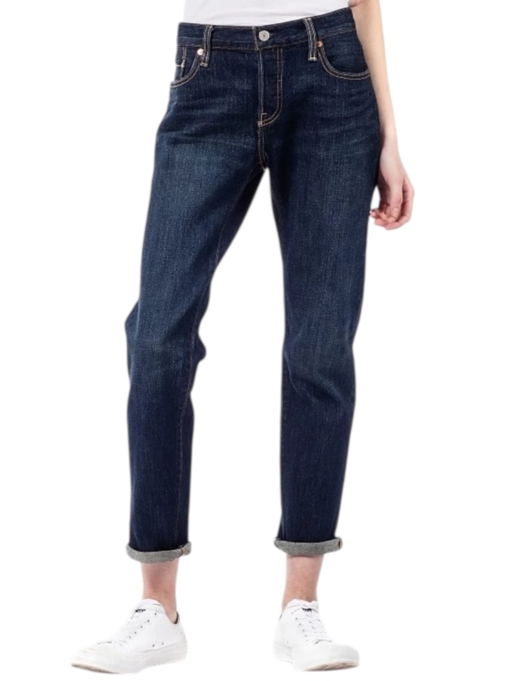 Levi’s 501 CT Custom Tapered Jeans W24 L32 High Rise Indigo 501CT